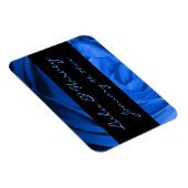 Blue Roos Personal Wedding Magneet (Rechterzijde)