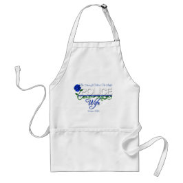 Blue Roos Police Wife Apron Standaard Schort