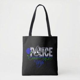 Blue Roos Police Wife Tote Bag