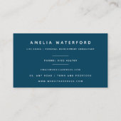 Blue Roos Sparkle US Visitekaartje (Achterkant)