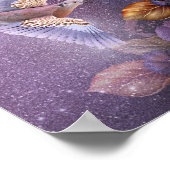 Blue Roos Unicorn Art Poster (Hoek)