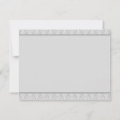 Blue Roos & Wedding Rings Save the Date Card (Achterkant)