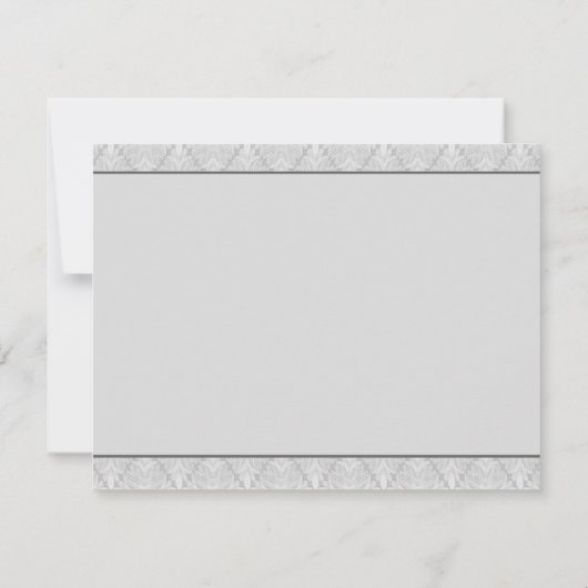 Blue Roos & Wedding Rings Save the Date Card (Achterkant)