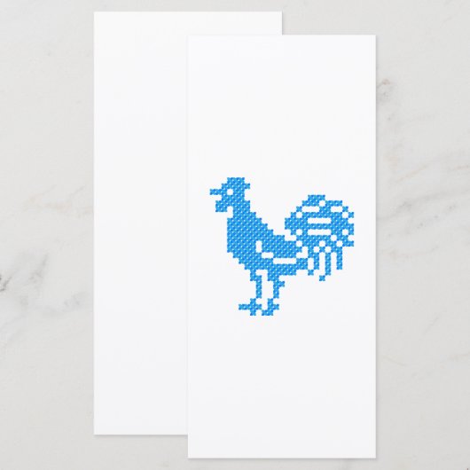 Blue Rooster (Voorkant / Achterkant)