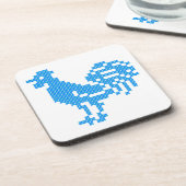 Blue Rooster Bier Onderzetter (Linkerzijde)
