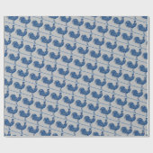 Blue Rooster, Delft Kijk, Cadeaupapier (Vlak)