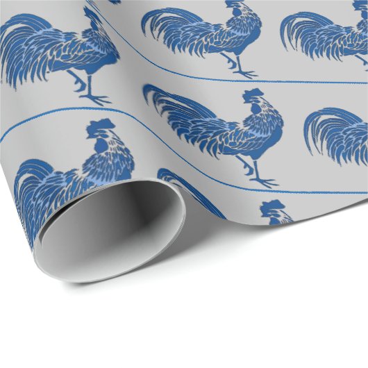 Blue Rooster, Delft Kijk, Cadeaupapier (Rol Hoek)