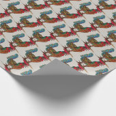 Blue Rooster, Delft Kijk, Cadeaupapier (Hoek)