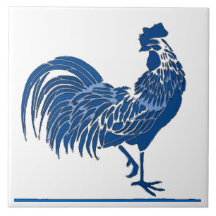Blue Rooster, Delft Kijk, Tegeltje