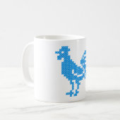 Blue Rooster Koffiemok (Voorkant links)
