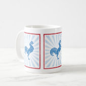 Blue Rooster Koffiemok (Voorkant links)