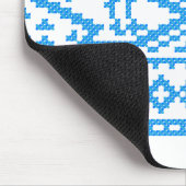 Blue Rooster kruissteek Muismat (Hoek)