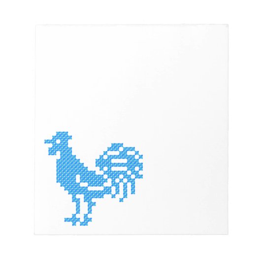 Blue Rooster Notitieblok (Voorkant)