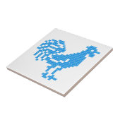 Blue Rooster Tegeltje (Zijkant)