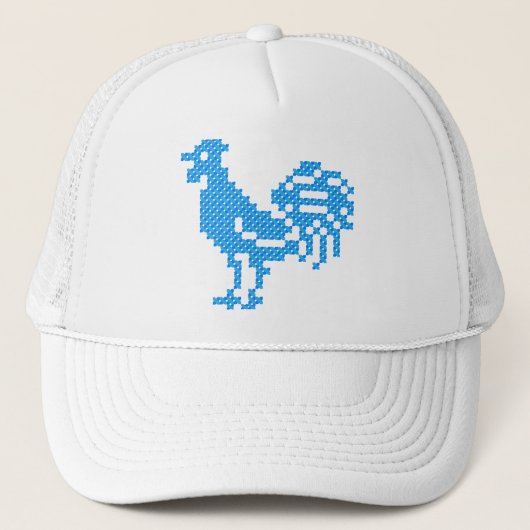Blue Rooster Trucker Pet (Voorkant)