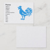 Blue Rooster Visitekaartje (Voorkant / Achterkant)