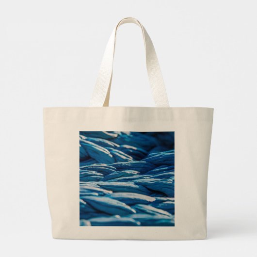 Blue Rope Large Canvas tas (Achterkant)