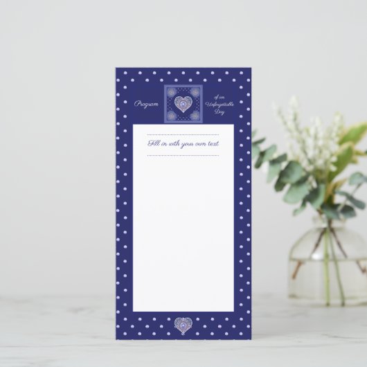 Blue Rosace (Staand voorkant)