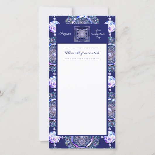 Blue Rosace (Voorkant)