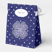 Blue Rosace Bedankdoosjes (Achterkant)