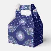 Blue Rosace Bedankdoosjes (Achterkant)