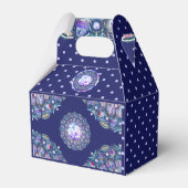 Blue Rosace Bedankdoosjes (Voorkant Zijde)