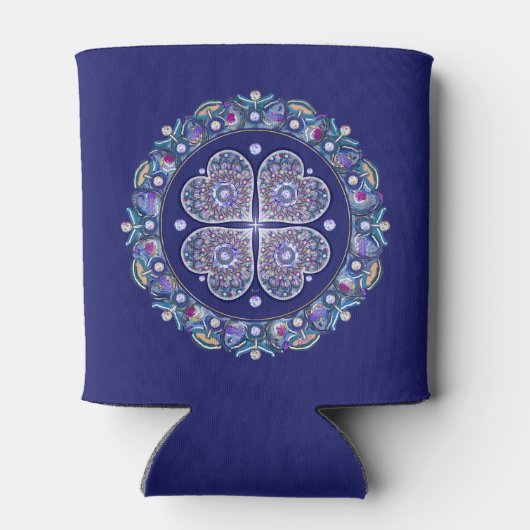 Blue Rosace Blikjeskoeler (Achterkant)