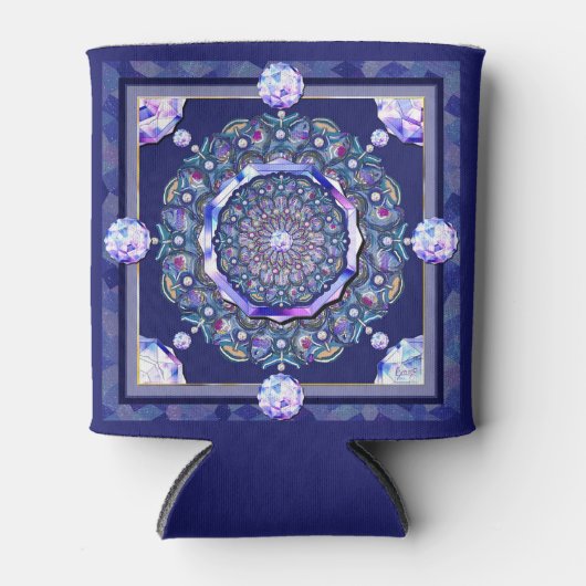 Blue Rosace Blikjeskoeler (Voorkant)