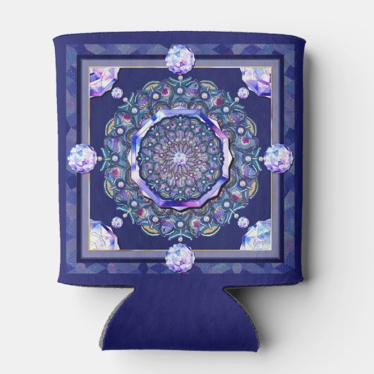 Blue Rosace Blikjeskoeler (Achterkant)