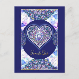 Blue Rosace Briefkaart