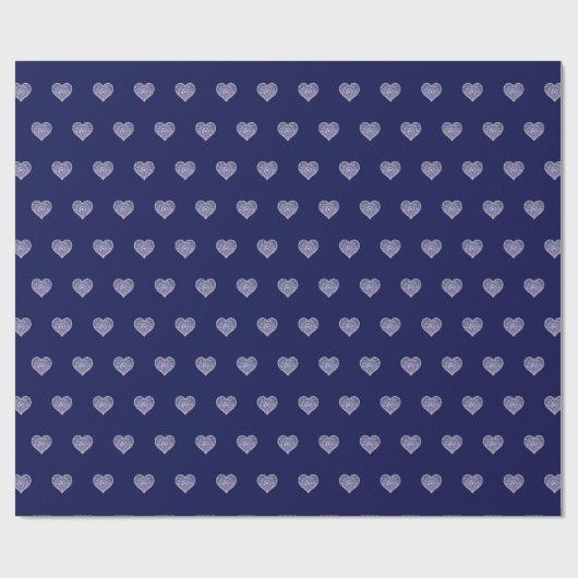 Blue Rosace Cadeaupapier (Vlak)