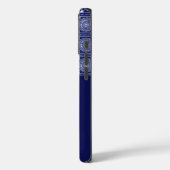 Blue Rosace Case-Mate iPhone Case (Achterkant / Links)