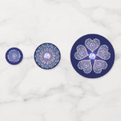 Blue Rosace Confetti (Achterkanten)