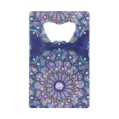 Blue Rosace Creditkaart Flessenopener (Achterkant)