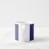 Blue Rosace Espresso Kop (Achterkant)