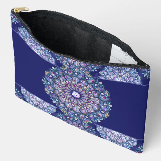 Blue Rosace Etui (Open)