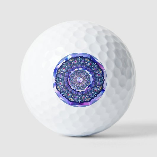 Blue Rosace Golfballen (Voorkant)