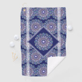 Blue Rosace Golfhanddoek (Insitu)