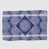 Blue Rosace Golfhanddoek (Horizontaal)