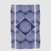 Blue Rosace Golfhanddoek (Voorkant)