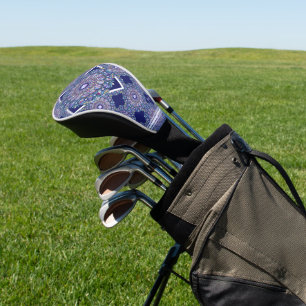Blue Rosace Golfheadcover