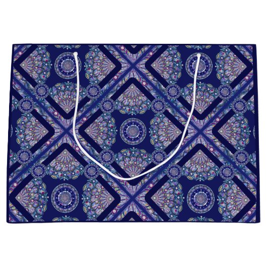 Blue Rosace Groot Cadeauzakje (Voorkant)