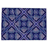 Blue Rosace Groot Cadeauzakje (Achterkant)