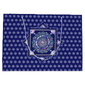 Blue Rosace Groot Cadeauzakje (Achterkant)