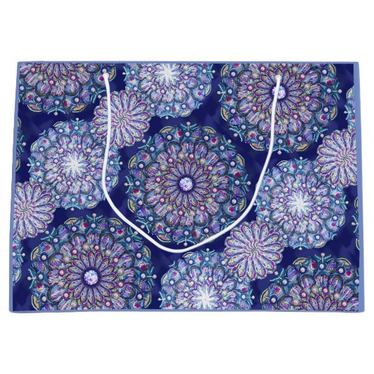 Blue Rosace Groot Cadeauzakje (Voorkant)