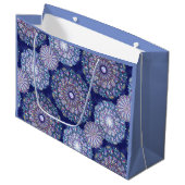 Blue Rosace Groot Cadeauzakje (Voorkant Gekanteld)