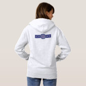 Blue Rosace Hoodie (Achterkant volledig)