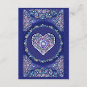 Blue Rosace Informatiekaartje (Voorkant)