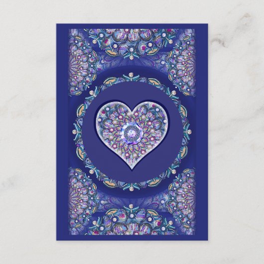 Blue Rosace Informatiekaartje (Voorkant)