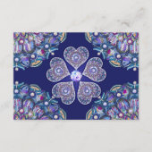 Blue Rosace Informatiekaartje (Voorkant)